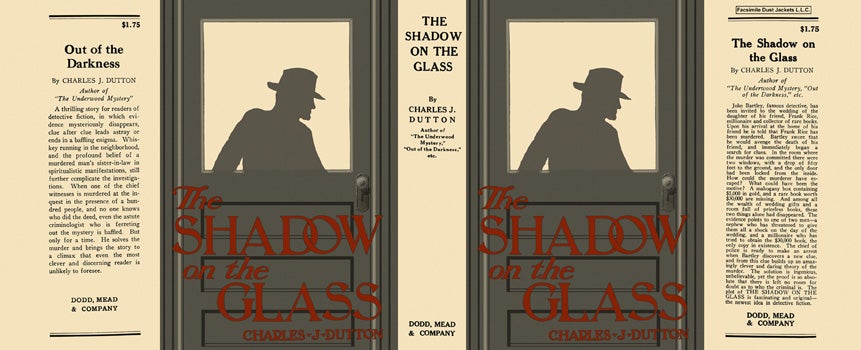 Item #9776 Shadow on the Glass, The. Charles J. Dutton