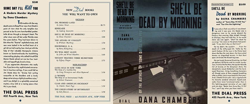 Item #9831 She'll Be Dead by Morning. Dana Chambers