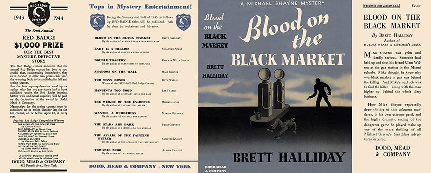 Item #9866 Blood on the Black Market. Brett Halliday