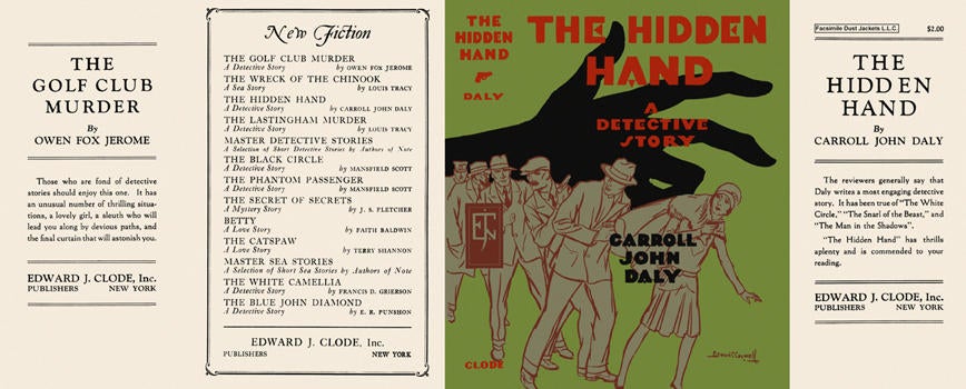 Item #989 Hidden Hand, The. Carroll John Daly